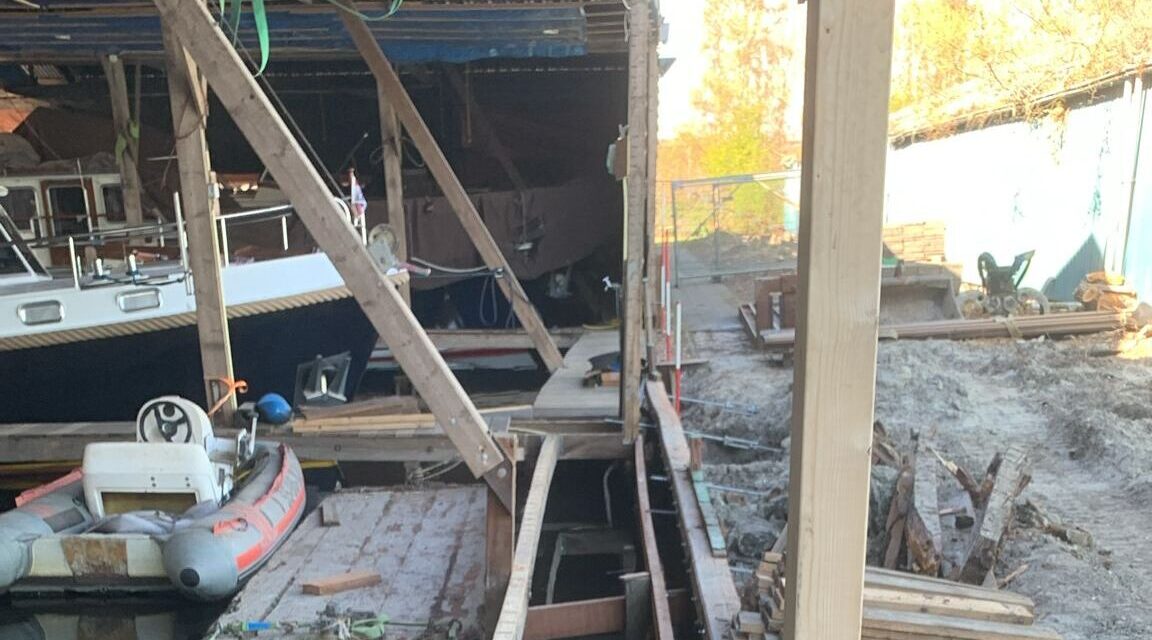 Werkzaamheden 18m schiphuizen